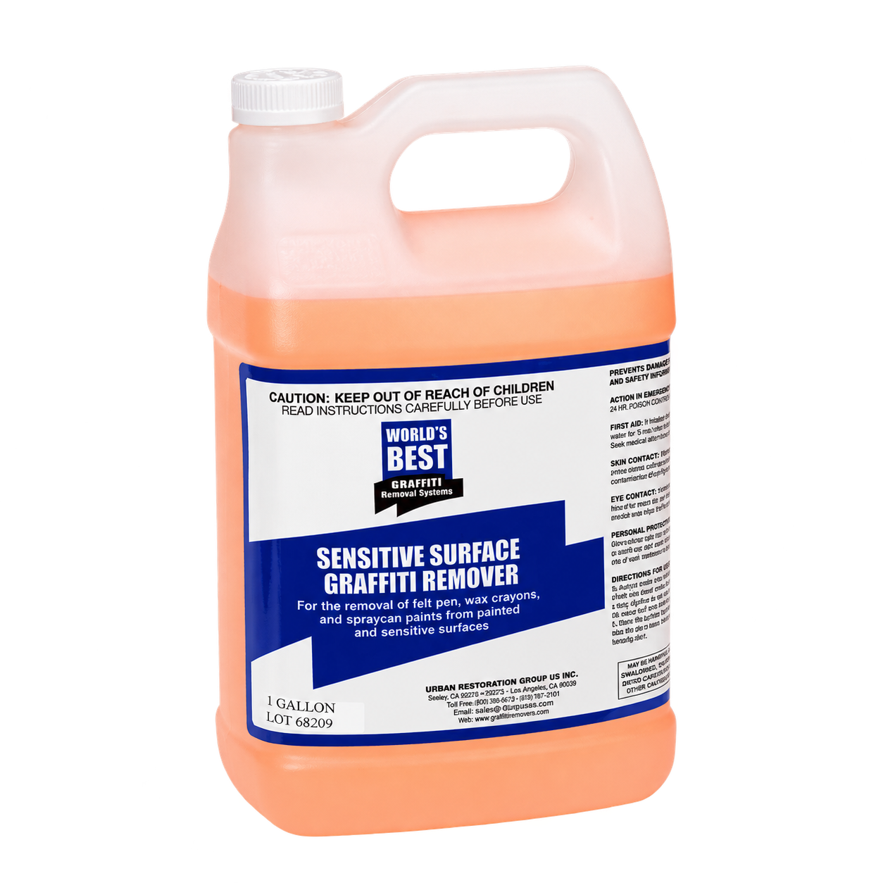 Sensitive Surface Graffiti Remover