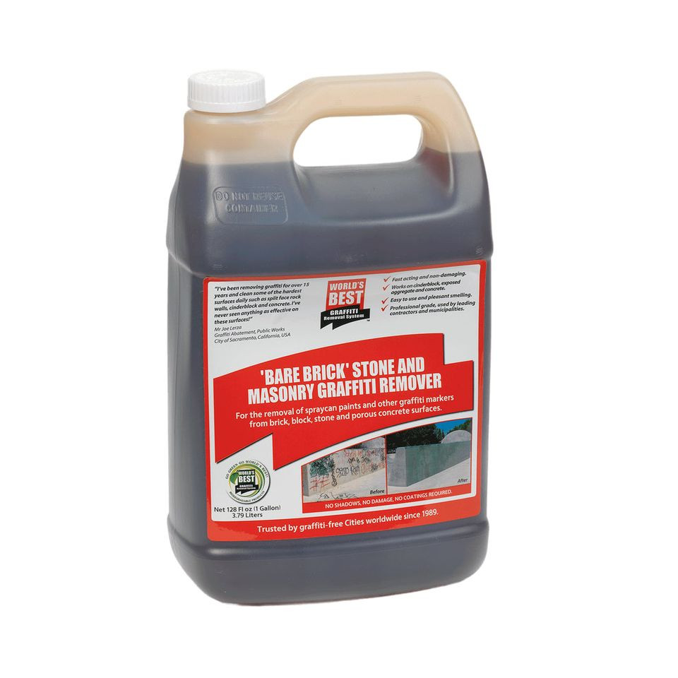 Bare Brick Stone & Masonry Graffiti Remover